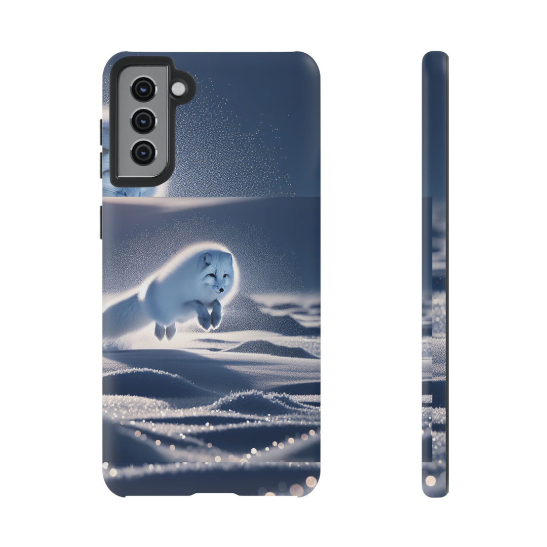 Cute Arctic Fox Phone Case – Tough Protective Cover for Animal Lovers
