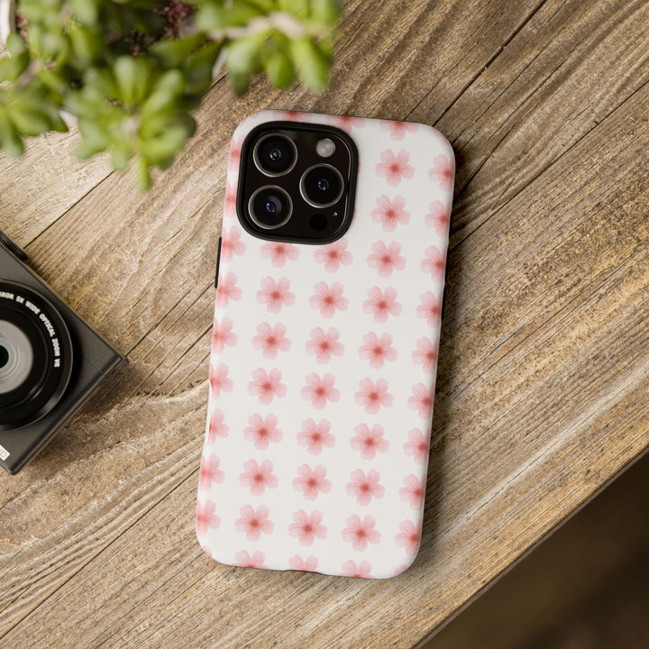 Cherry Blossom Tough Phone Case - Floral Design for Spring & Summer