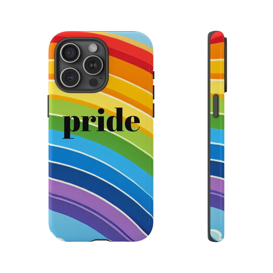 Pride Phone Case - Rainbow Gradient, LGBTQ+ Accessory, Colorful Phone Cover, Unique Gift for Pride Month, Phone Protection