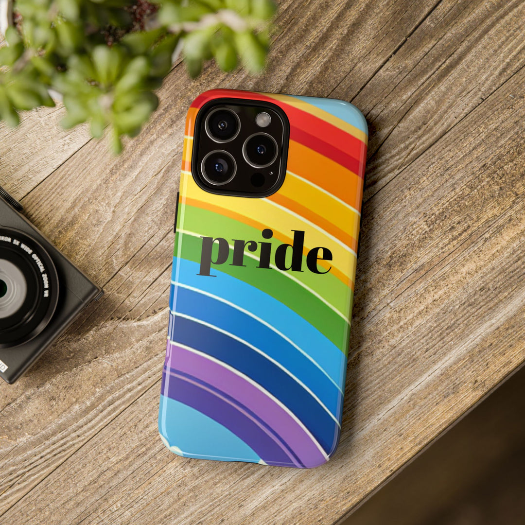 Pride Phone Case - Rainbow Gradient, LGBTQ+ Accessory, Colorful Phone Cover, Unique Gift for Pride Month, Phone Protection