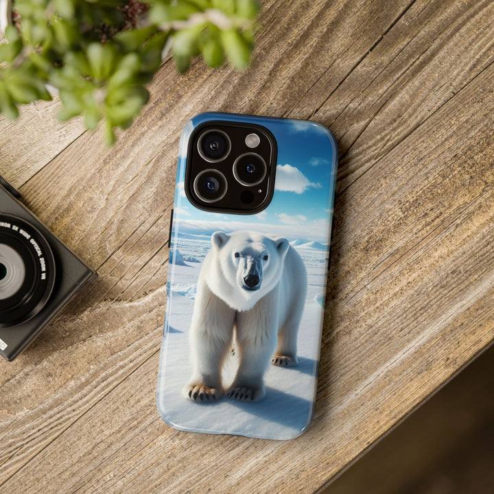 Polar Bear Tough Phone Case - Durable Protector with Arctic Design