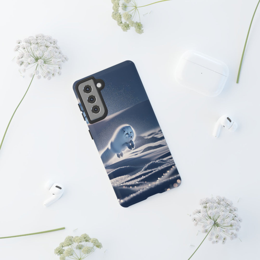 Cute Arctic Fox Phone Case – Tough Protective Cover for Animal Lovers