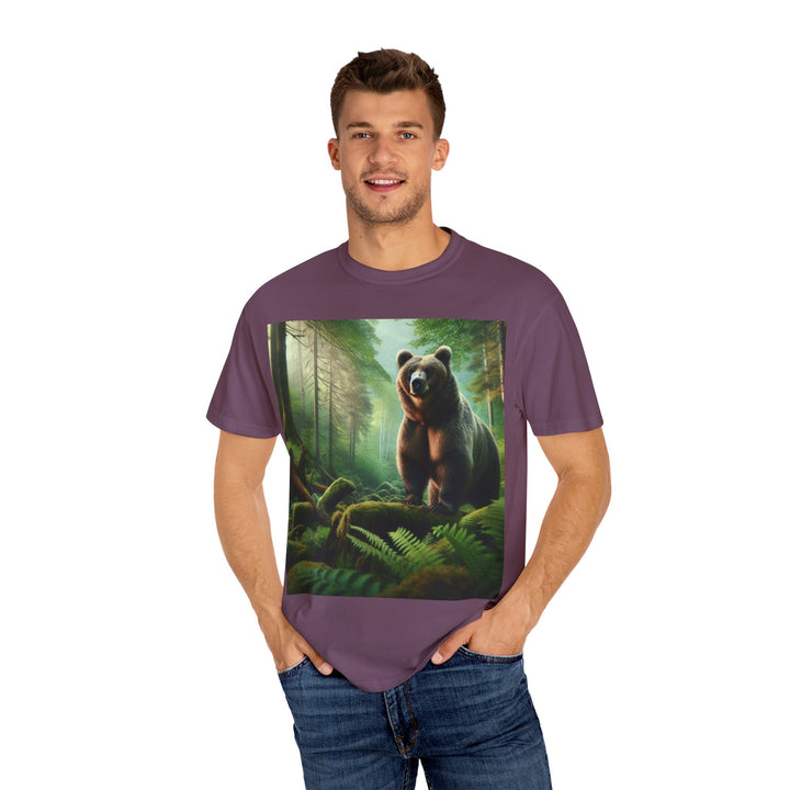 Nature-Inspired Unisex Bear Graphic Tee - Ideal for Outdoor Enthusiasts