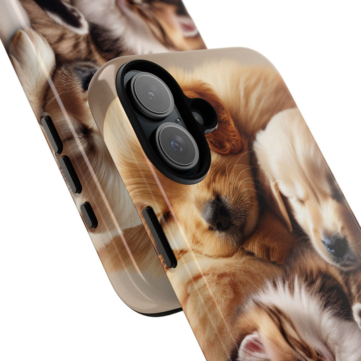 Cute Pets Phone Case - Adorable Dog and Cat Design for Animal Lovers