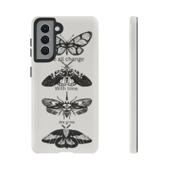 Inspirational Phone Case - We All Change With Time - Tough Cases for Nature Lovers