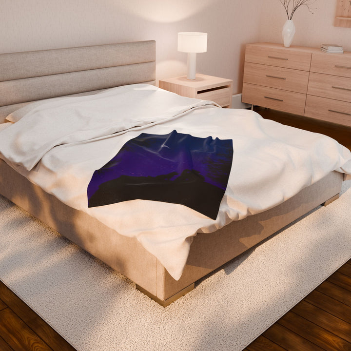 Starry Night Blanket - Velveteen Plush