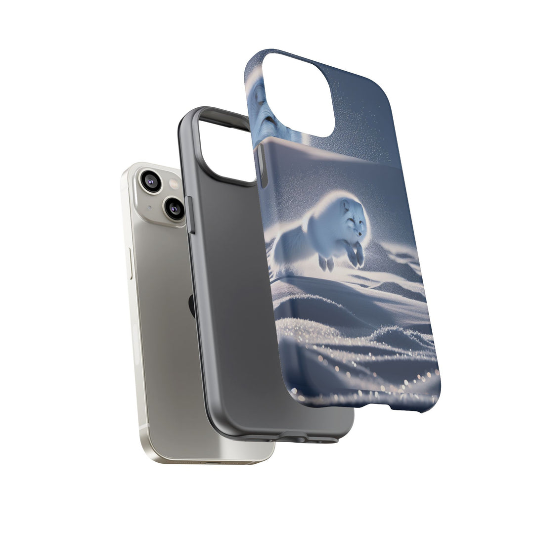 Cute Arctic Fox Phone Case – Tough Protective Cover for Animal Lovers