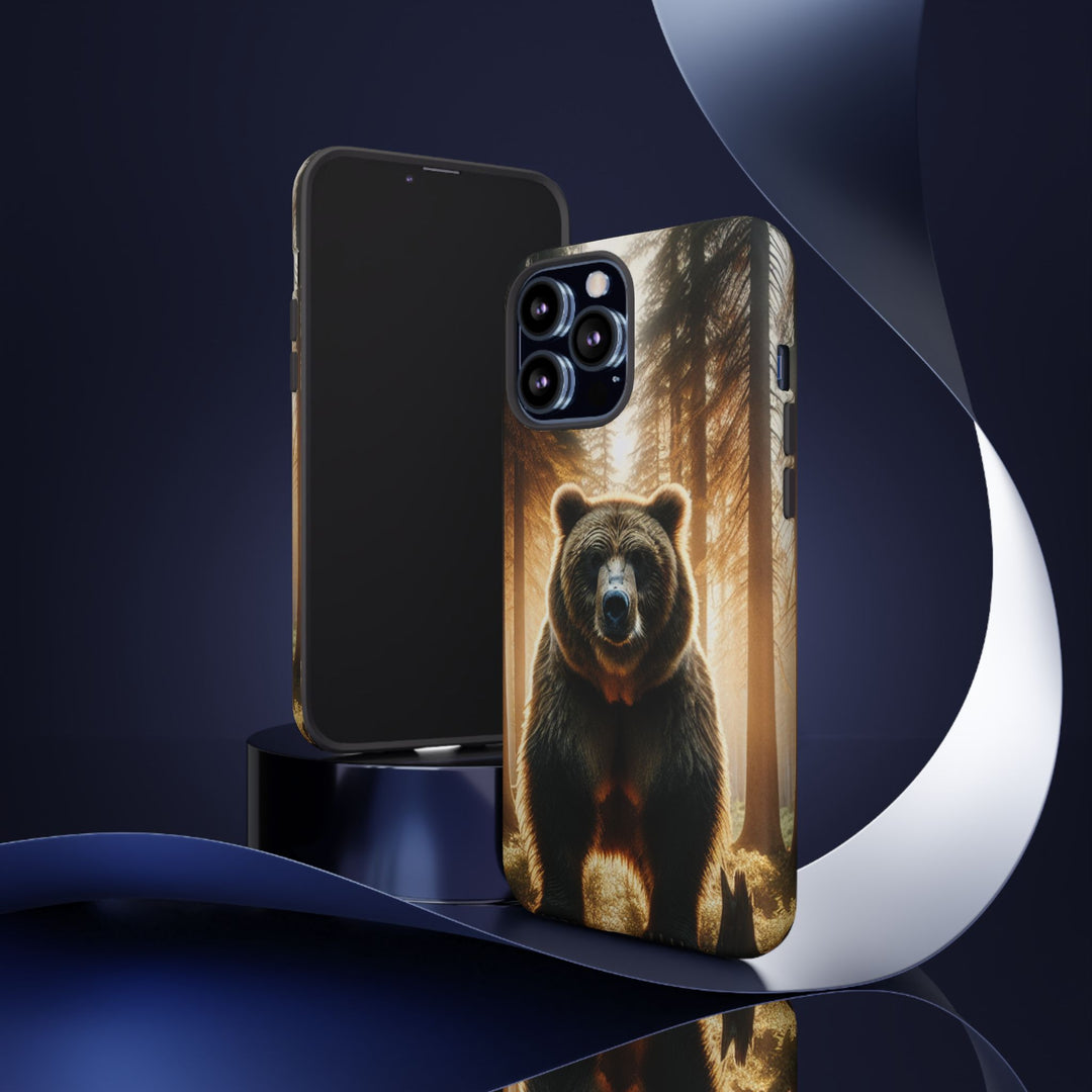 Wildlife Phone Case - Tough Cases with Bear Design, Nature Lover Gift, Animal-Themed Accessories, Eco-Friendly Tech Protection