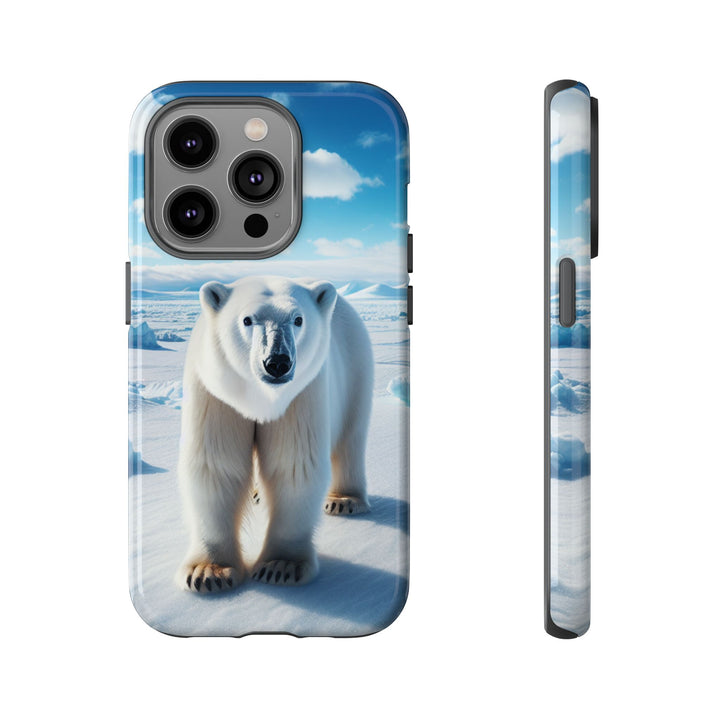 Polar Bear Tough Phone Case - Durable Protector with Arctic Design