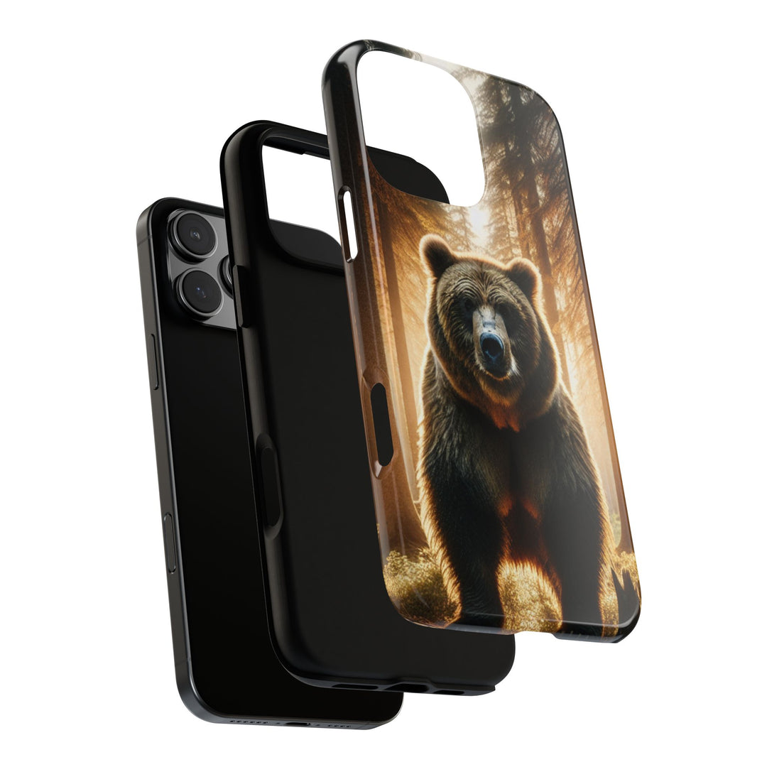 Wildlife Phone Case - Tough Cases with Bear Design, Nature Lover Gift, Animal-Themed Accessories, Eco-Friendly Tech Protection
