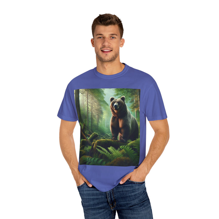 Nature-Inspired Unisex Bear Graphic Tee - Ideal for Outdoor Enthusiasts