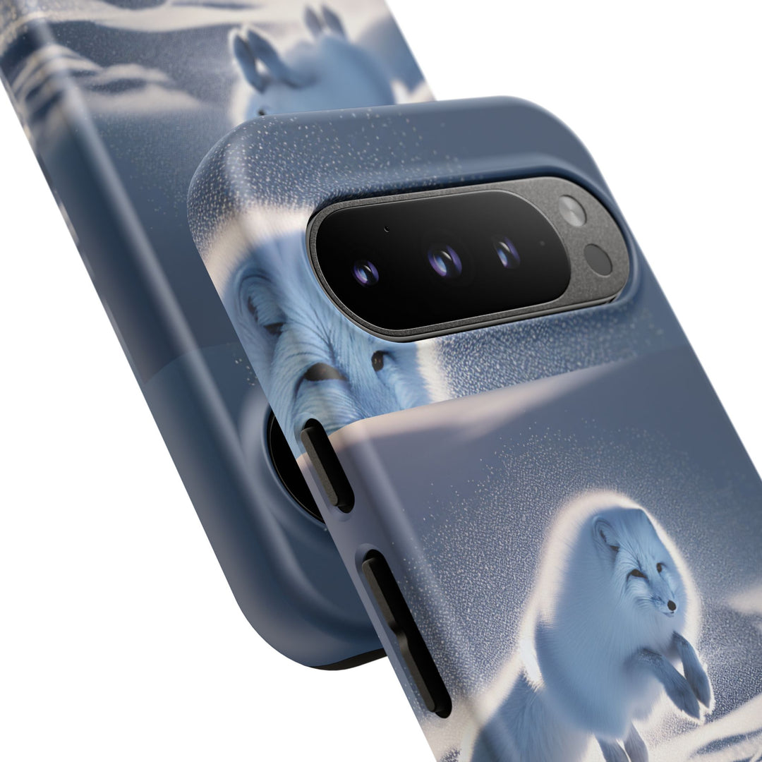 Cute Arctic Fox Phone Case – Tough Protective Cover for Animal Lovers