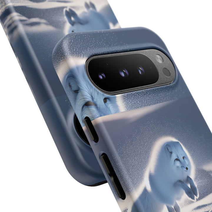 Cute Arctic Fox Phone Case – Tough Protective Cover for Animal Lovers