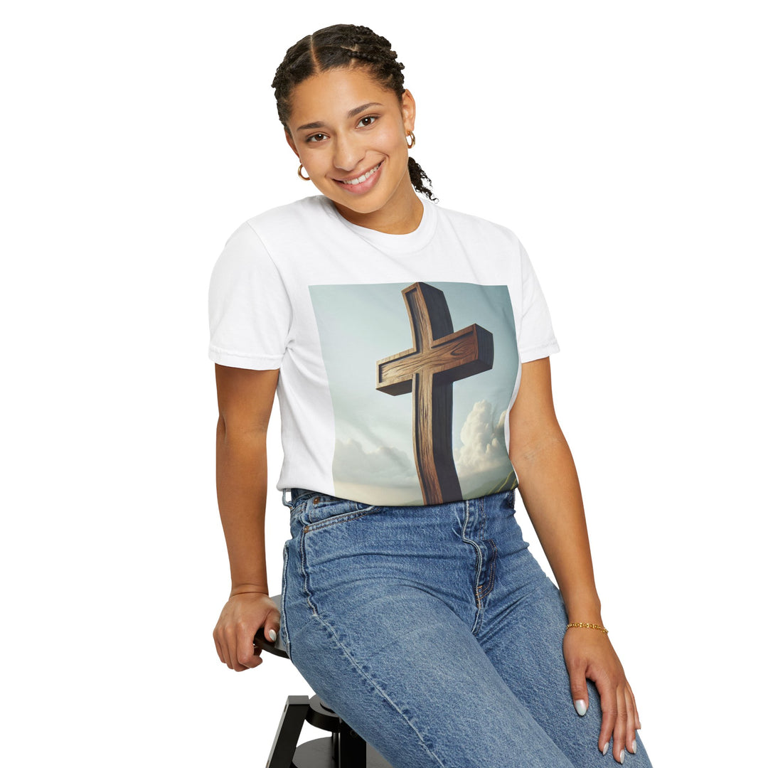 Inspirational Cross T-Shirt, Christian Clothing, Faith-Based Gift, Religious Apparel, Unisex Fashion, Spiritual Wear