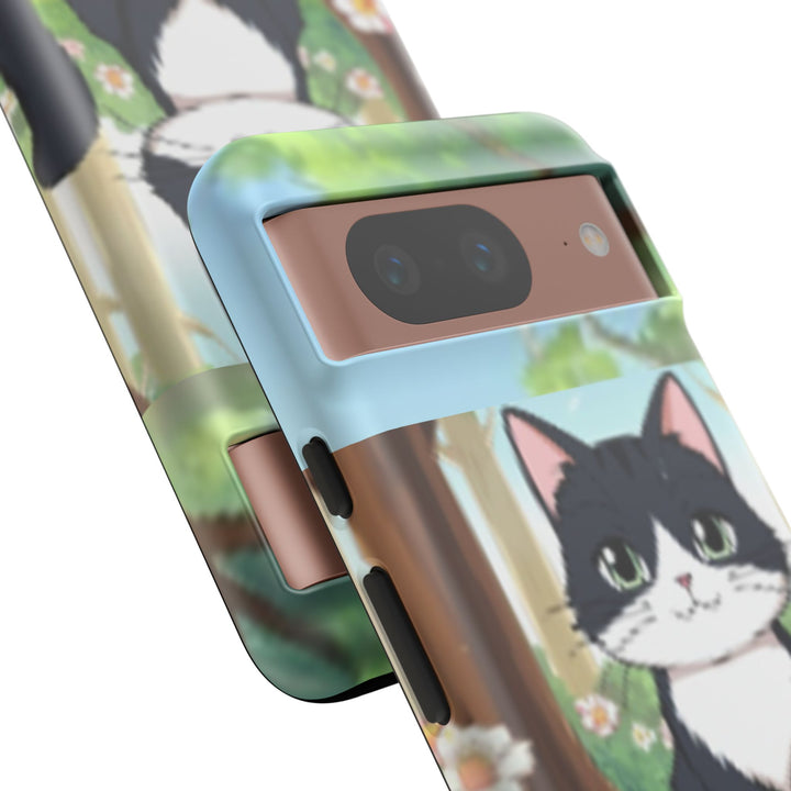 Cute Ai Cat Phone Case - Tough Cases for Animal Lovers