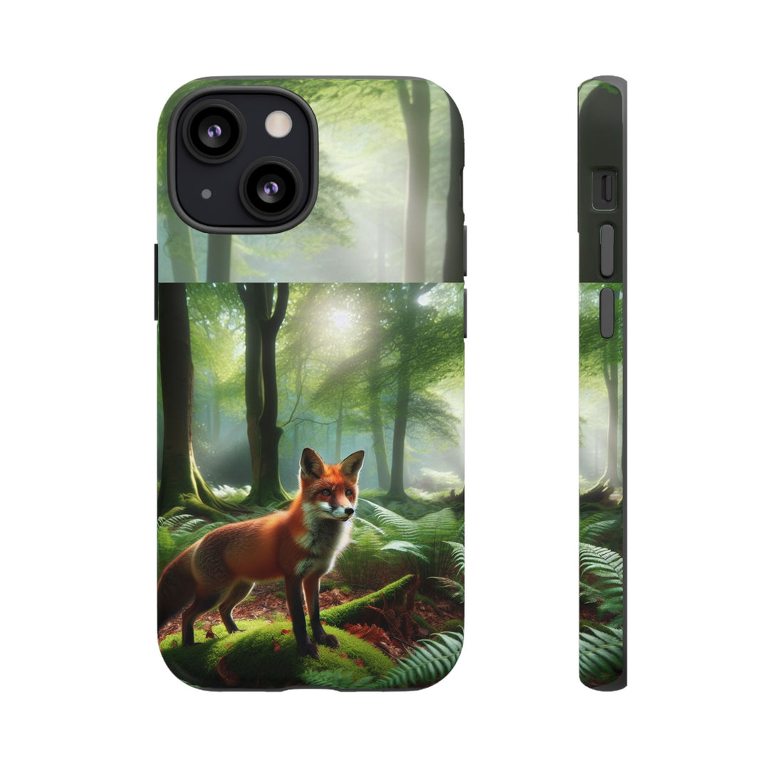 Nature-Inspired Tough Case with Fox Design