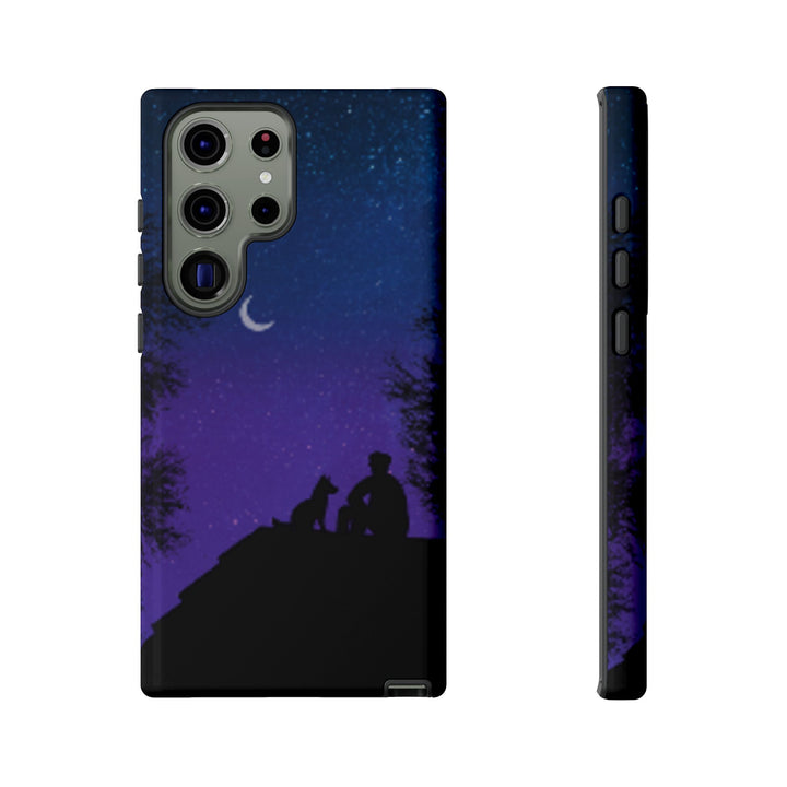 Starry Night Phone Case for Dog Lovers
