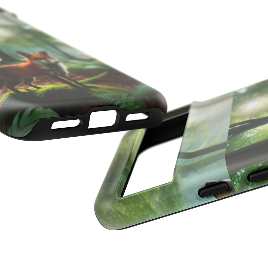 Nature-Inspired Tough Case with Fox Design