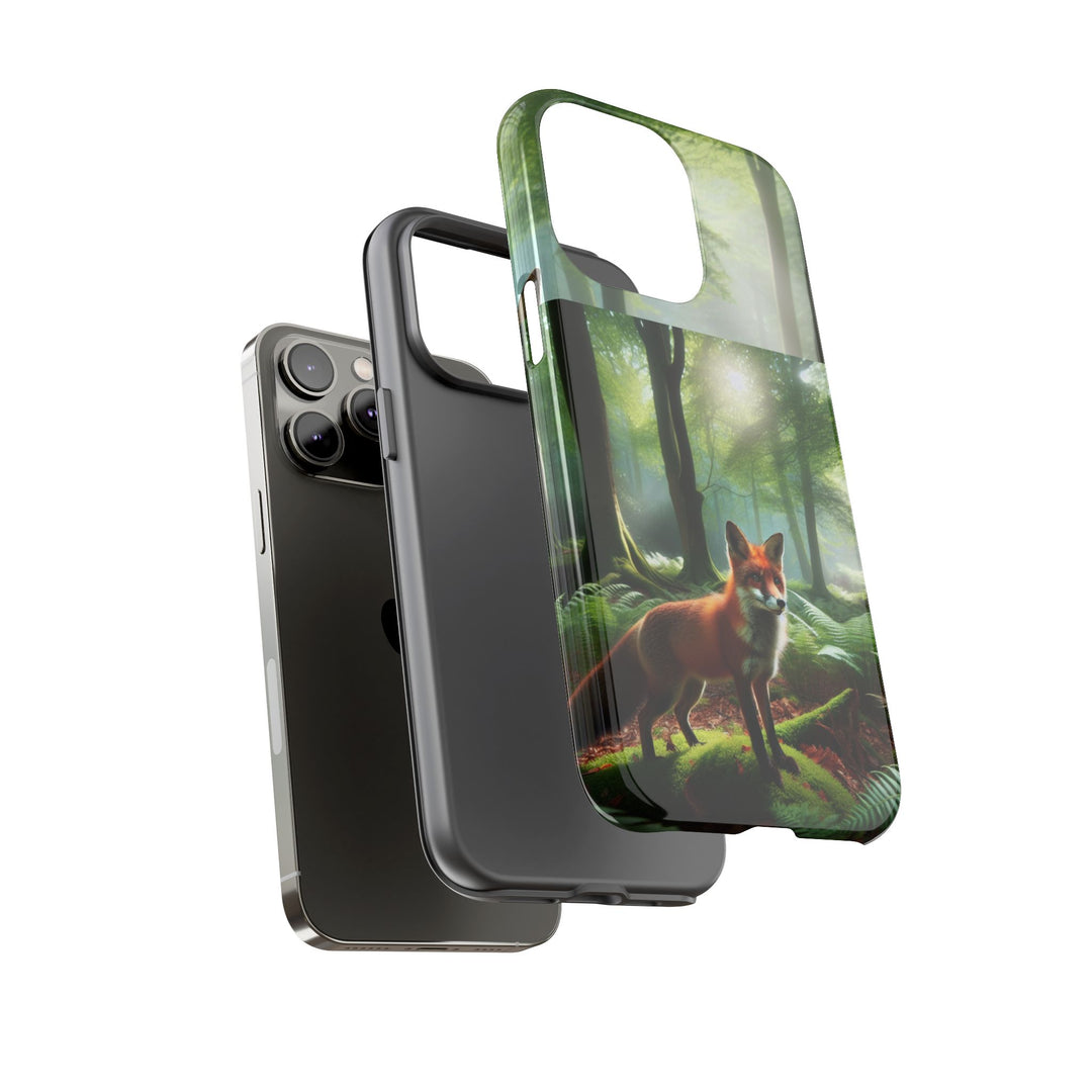 Nature-Inspired Tough Case with Fox Design