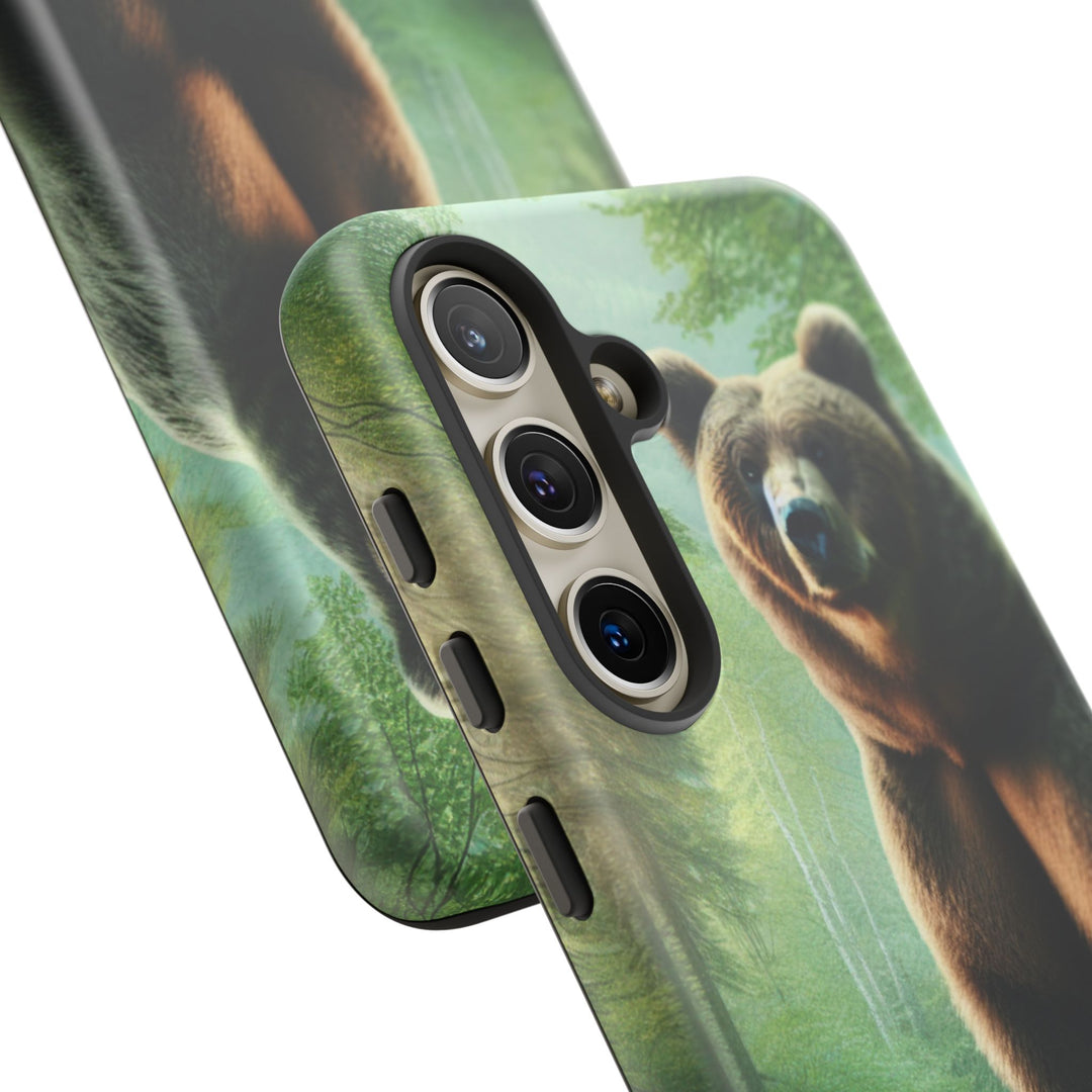 Wildlife Phone Case - Tough Bear Design for Nature Lovers
