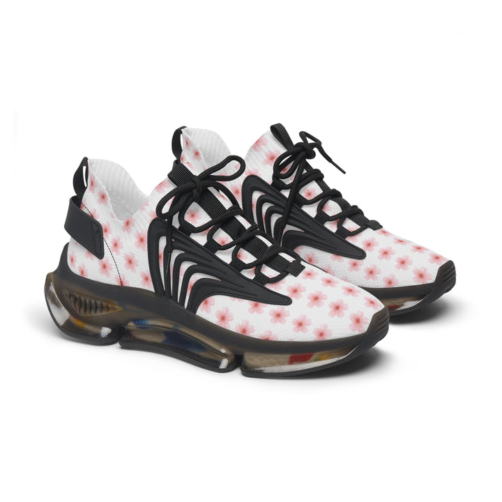 Women's Floral Mesh Sneakers - Lightweight Comfort for Active Lifestyle