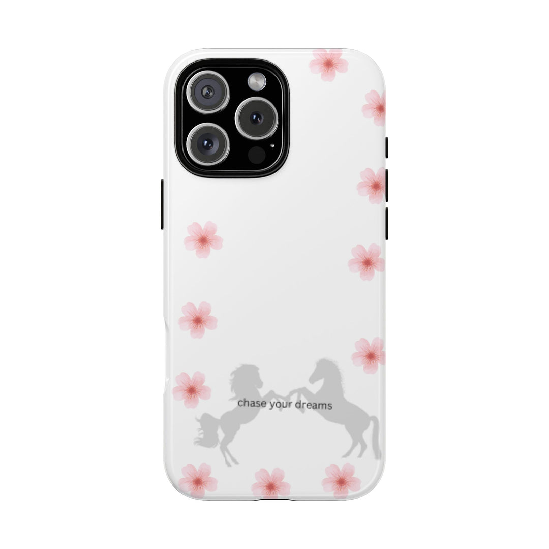 Chase Your Dreams Floral Phone Case