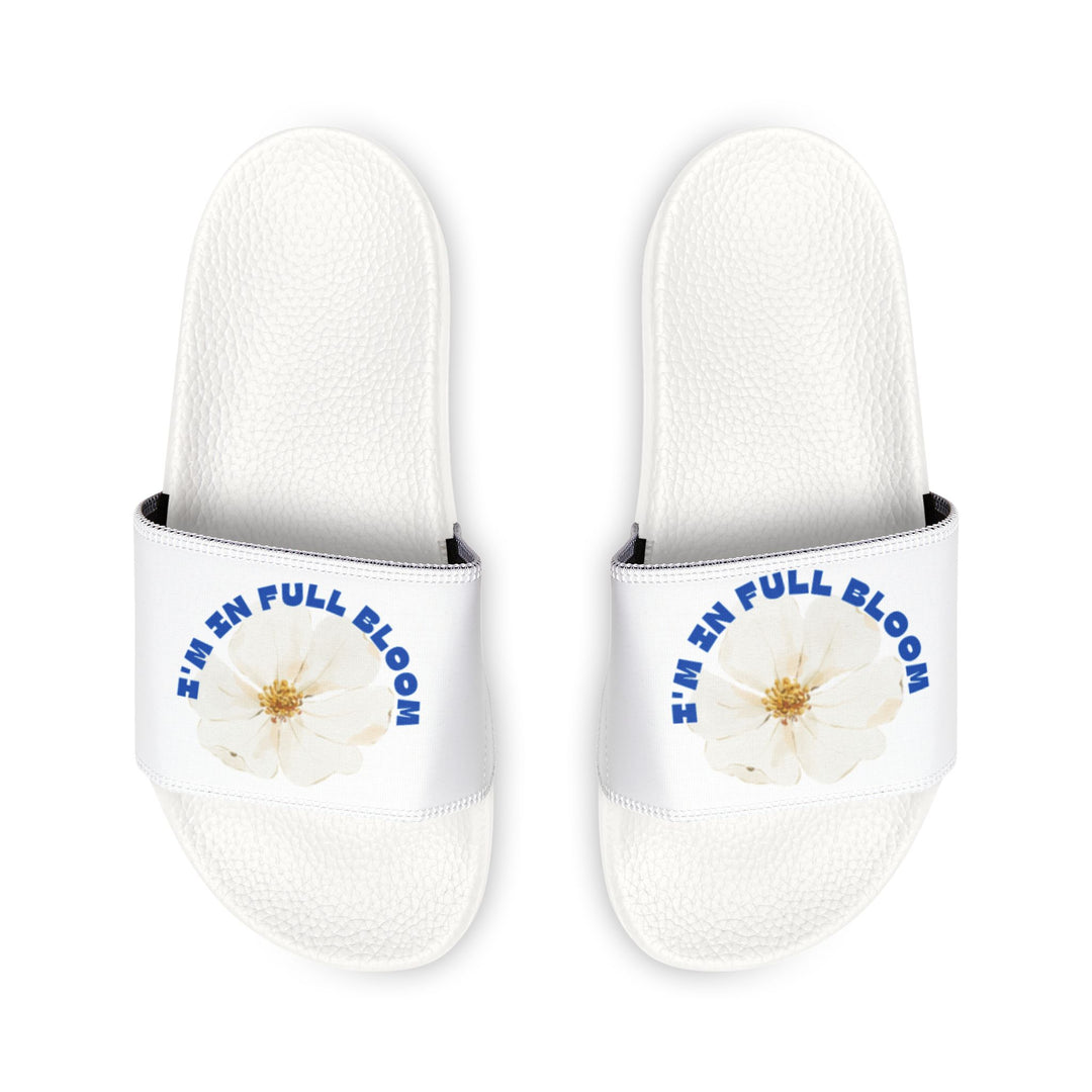Floral Women's Slide Sandals - "In Full Bloom"