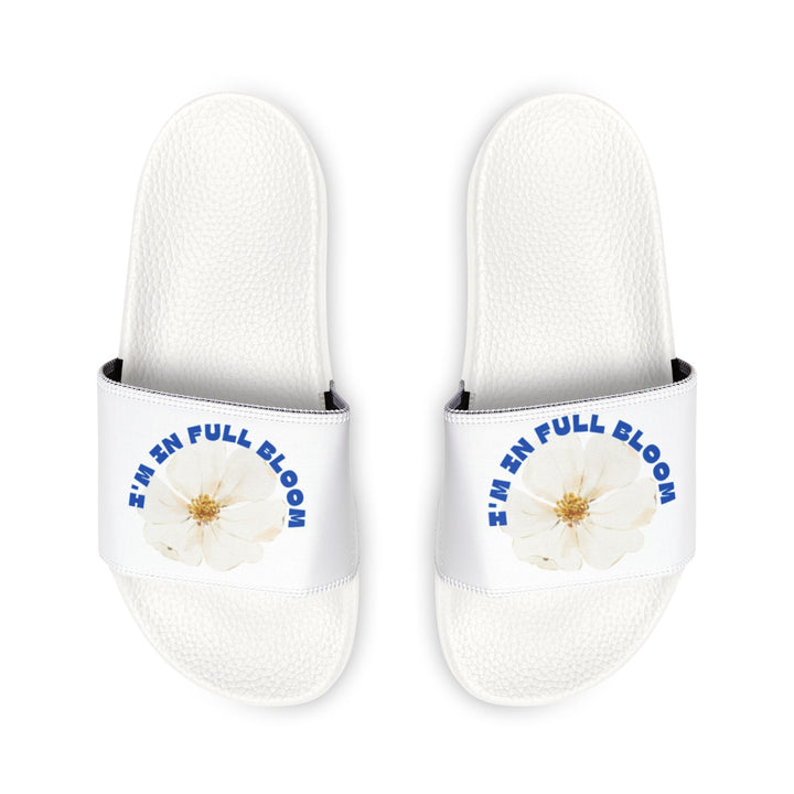 Floral Women's Slide Sandals - "In Full Bloom"