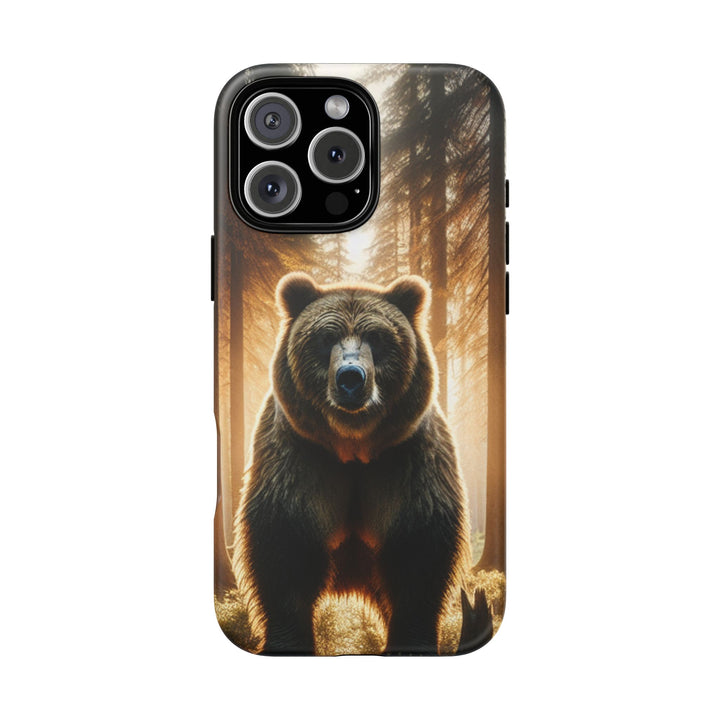 Wildlife Phone Case - Tough Cases with Bear Design, Nature Lover Gift, Animal-Themed Accessories, Eco-Friendly Tech Protection