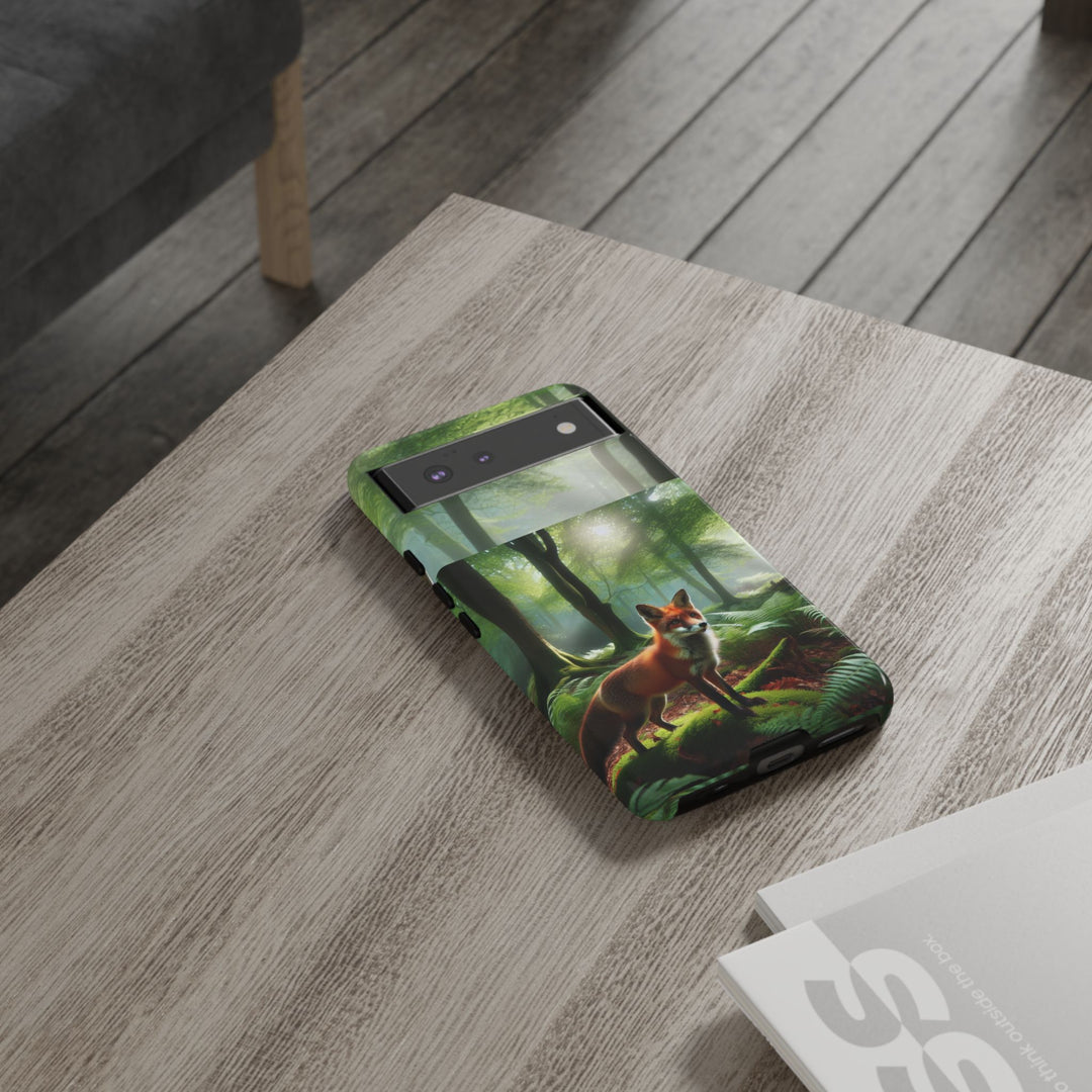 Nature-Inspired Tough Case with Fox Design