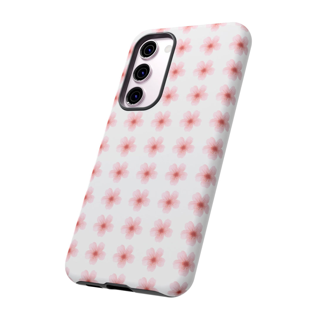 Cherry Blossom Tough Phone Case - Floral Design for Spring & Summer