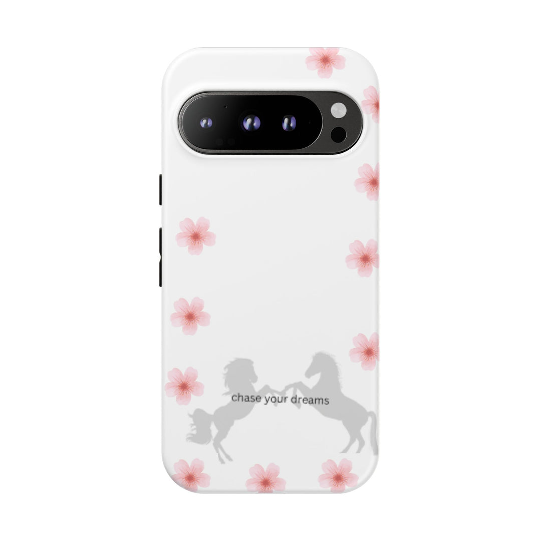 Chase Your Dreams Floral Phone Case