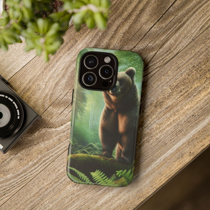 Wildlife Phone Case - Tough Bear Design for Nature Lovers