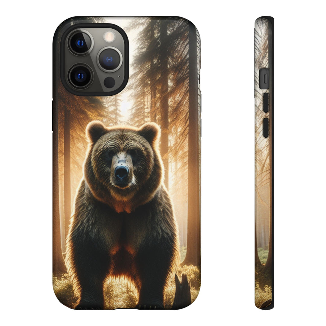 Wildlife Phone Case - Tough Cases with Bear Design, Nature Lover Gift, Animal-Themed Accessories, Eco-Friendly Tech Protection