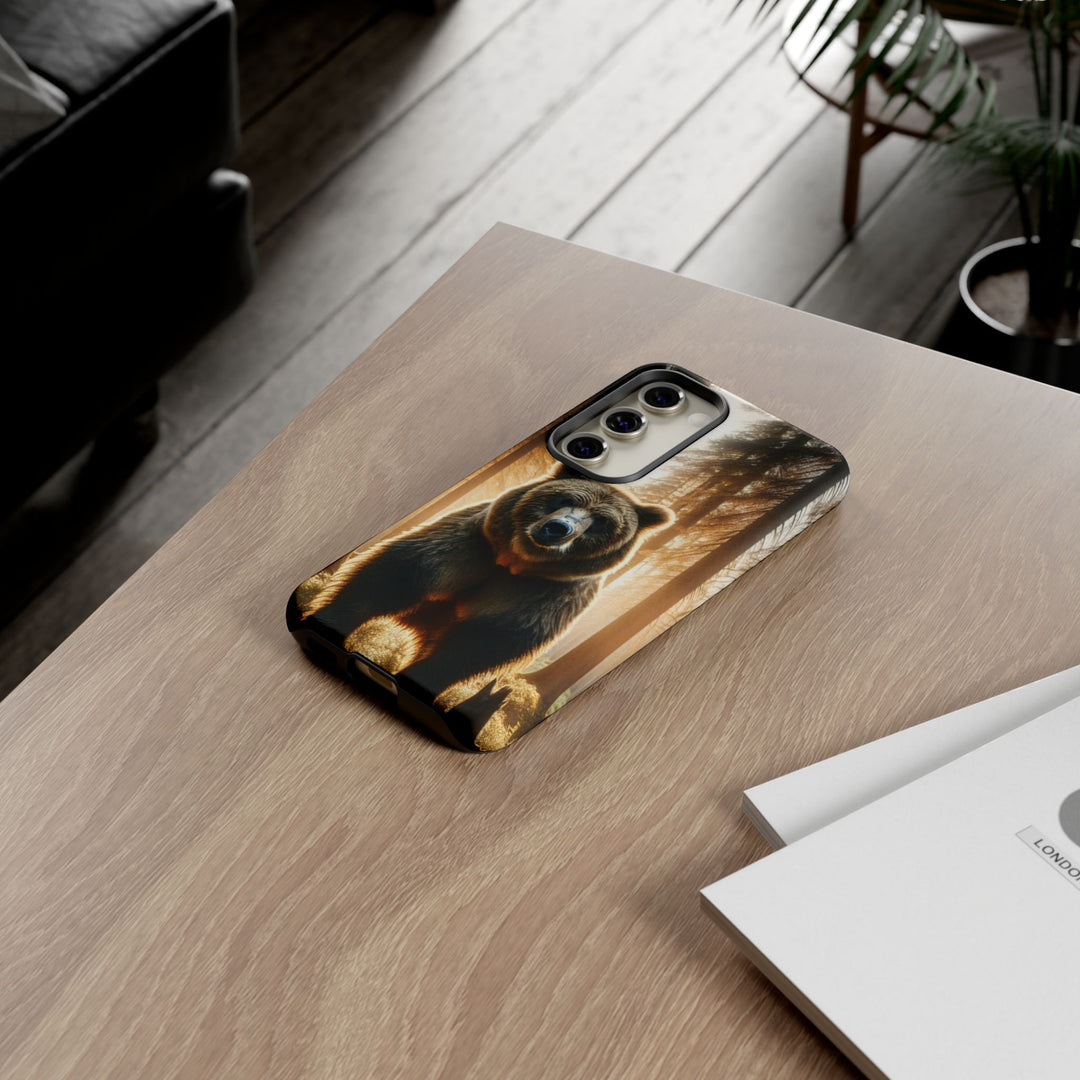 Wildlife Phone Case - Tough Cases with Bear Design, Nature Lover Gift, Animal-Themed Accessories, Eco-Friendly Tech Protection