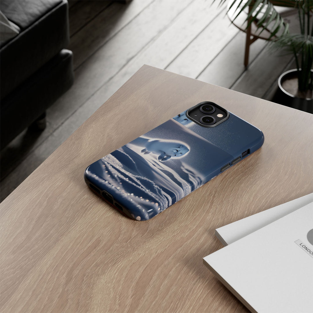 Cute Arctic Fox Phone Case – Tough Protective Cover for Animal Lovers