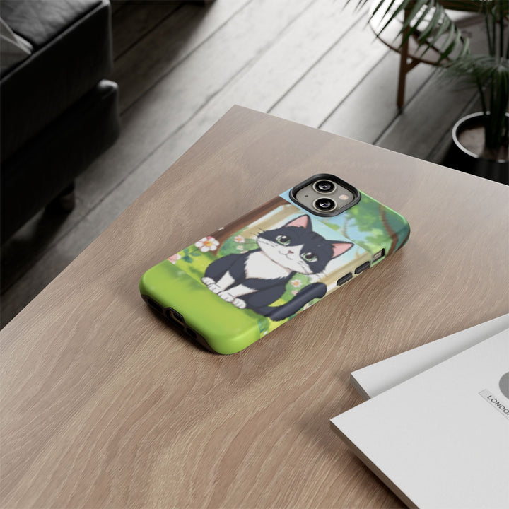 Cute Ai Cat Phone Case - Tough Cases for Animal Lovers