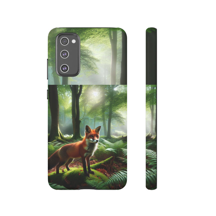 Nature-Inspired Tough Case with Fox Design
