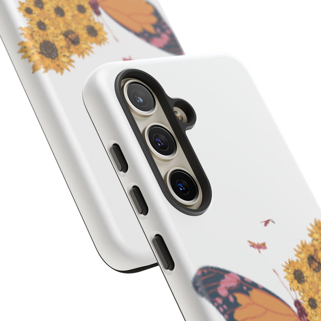 Butterfly & Sunflower Phone Case - "Secrets of Life" Design