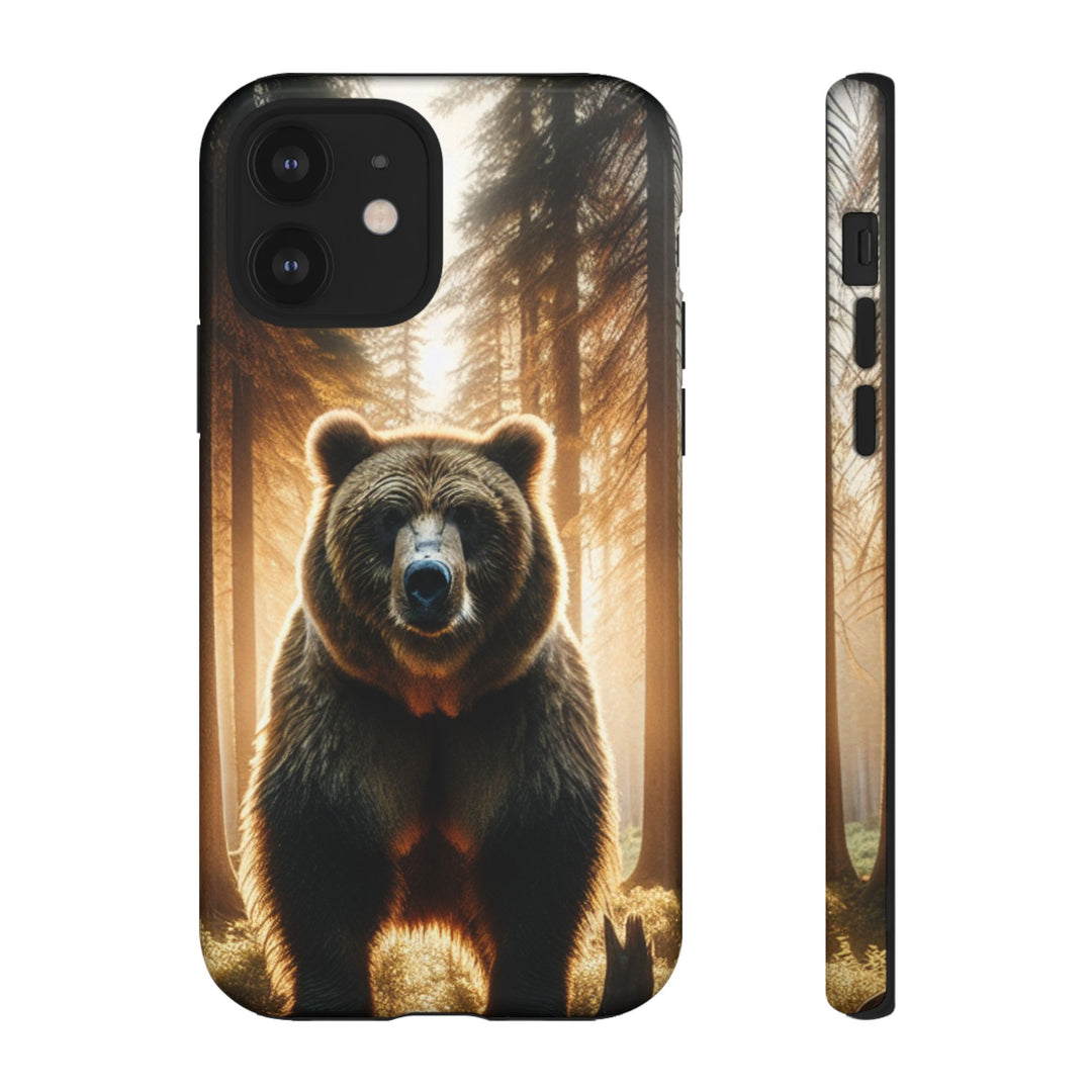 Wildlife Phone Case - Tough Cases with Bear Design, Nature Lover Gift, Animal-Themed Accessories, Eco-Friendly Tech Protection