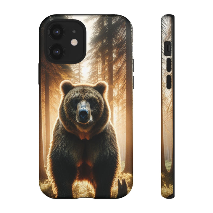 Wildlife Phone Case - Tough Cases with Bear Design, Nature Lover Gift, Animal-Themed Accessories, Eco-Friendly Tech Protection