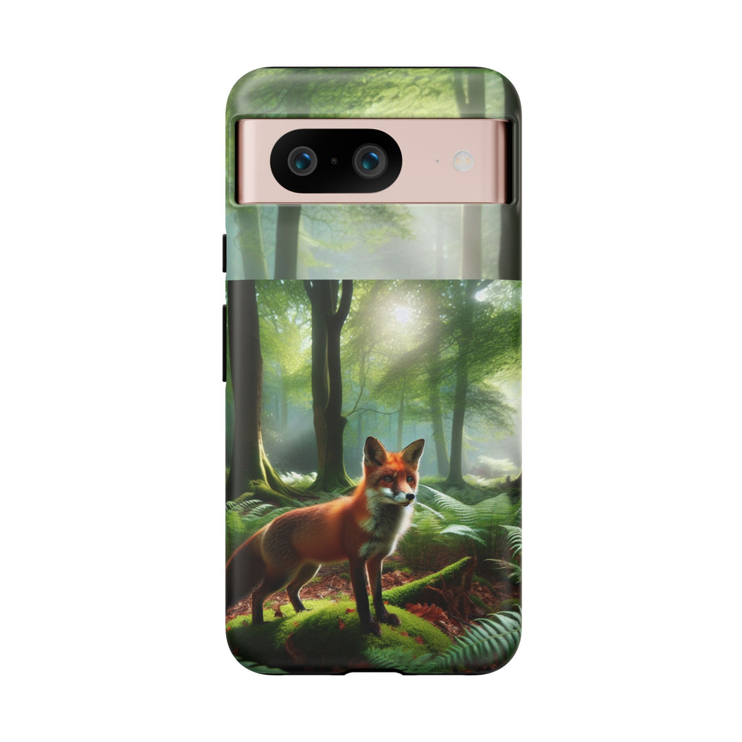 Nature-Inspired Tough Case with Fox Design