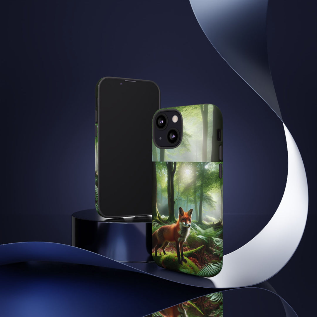 Nature-Inspired Tough Case with Fox Design