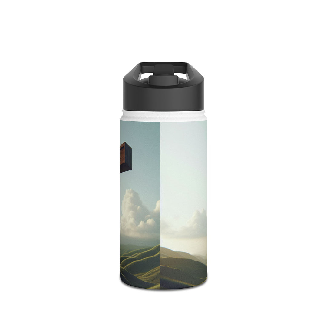 Inspirational Stainless Steel Water Bottle with Cross Design, Eco-Friendly Hydration, Travel Mug, Fitness Gift, Christian Accessories