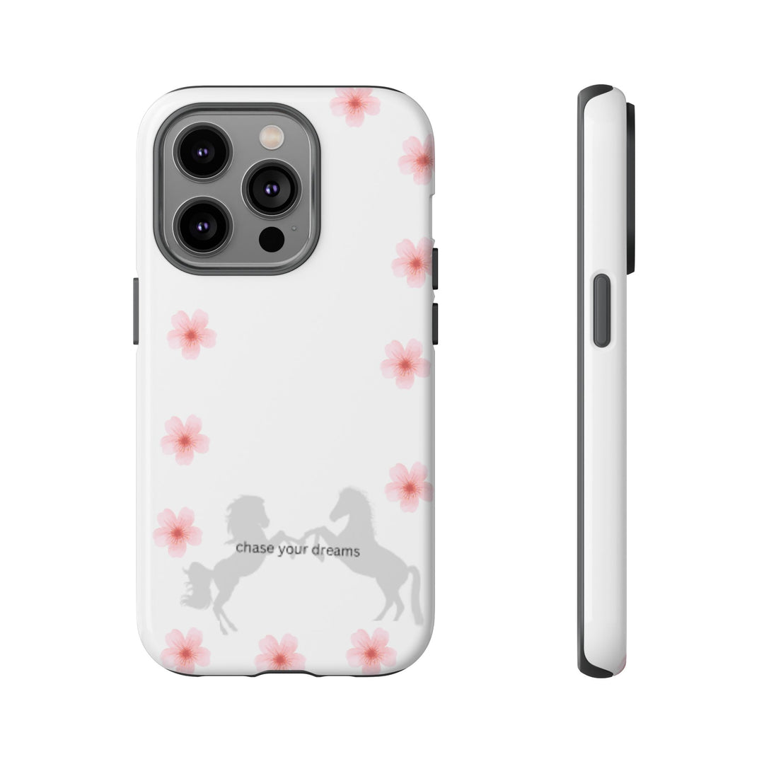 Chase Your Dreams Floral Phone Case