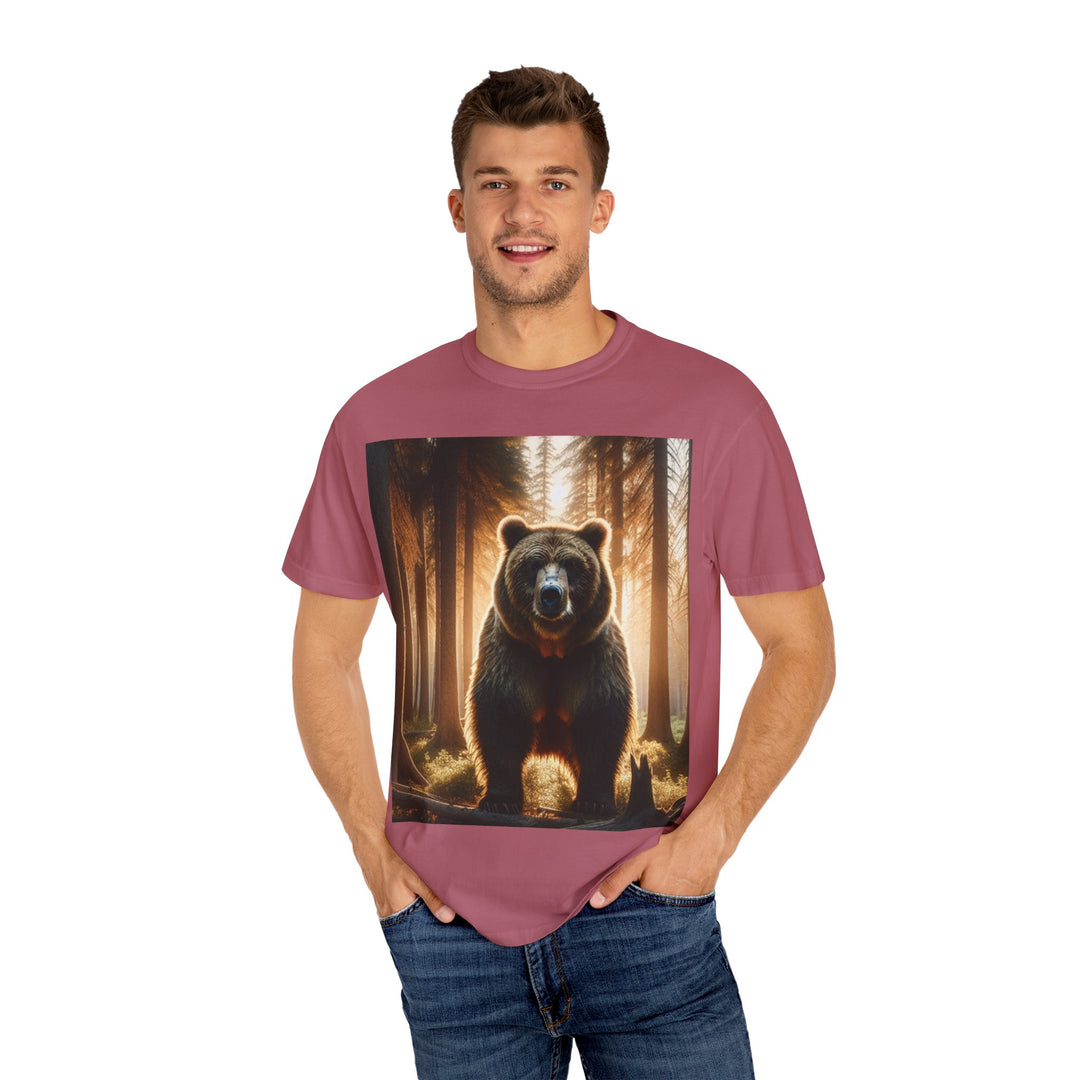 Nature-Inspired Bear Graphic Unisex T-Shirt