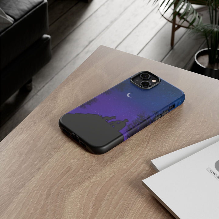 Starry Night Phone Case for Dog Lovers