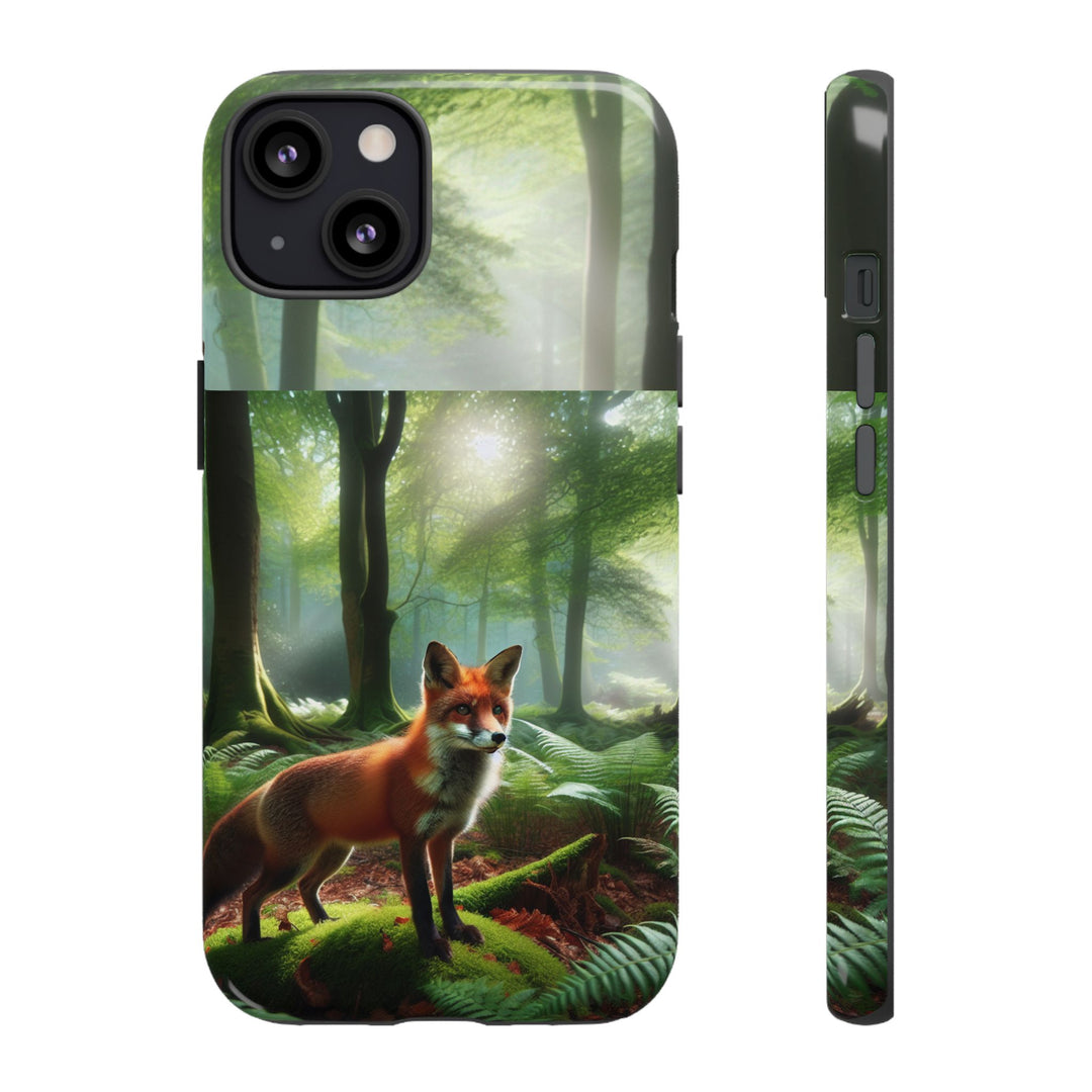Nature-Inspired Tough Case with Fox Design