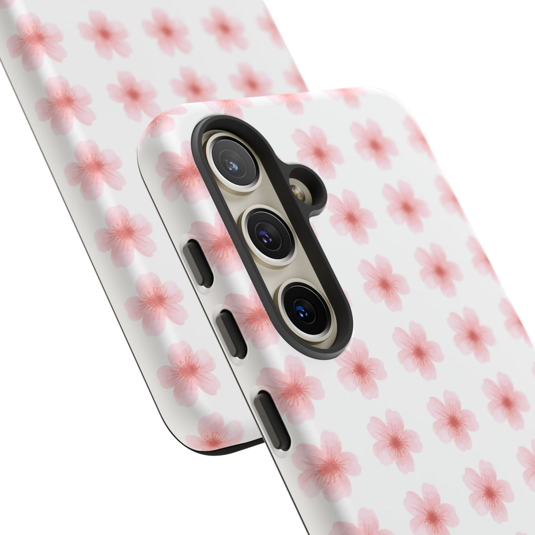 Cherry Blossom Tough Phone Case - Floral Design for Spring & Summer