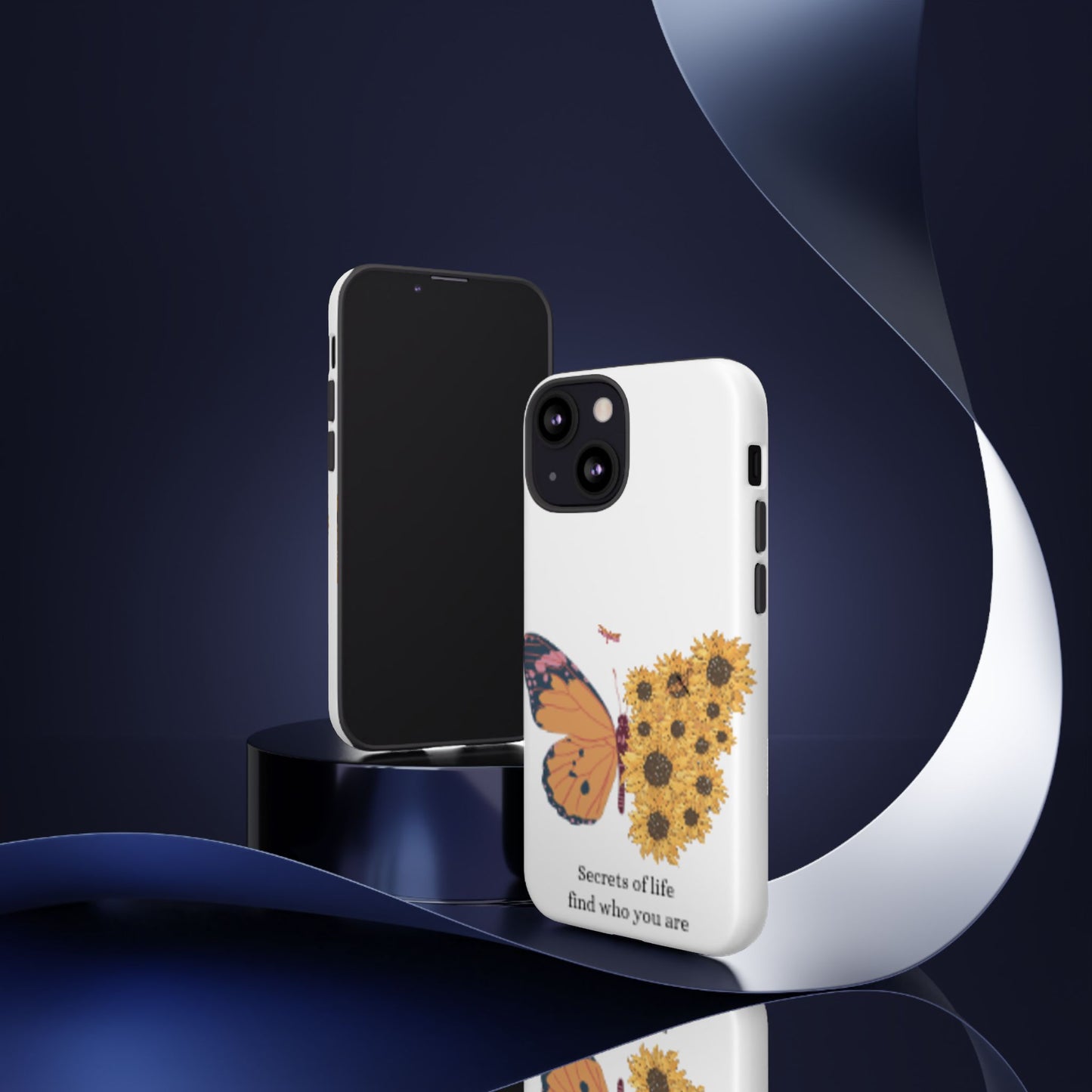 Butterfly & Sunflower Phone Case - "Secrets of Life" Design